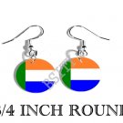 AFRIKANEER Vryheidsvlag Flag FISH HOOK CHARM Earrings