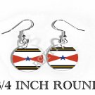 AKHA PEOPLE THAILAND Flag FISH HOOK CHARM Earrings