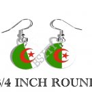 ALGERIAN ALGERIA Flag FISH HOOK CHARM Earrings