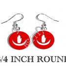 ANJOUAN Ndzuwani Nzwani Flag FISH HOOK CHARM Earrings