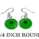 BULGARIAN HUNGARIAN Flag FISH HOOK CHARM Earrings