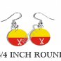 Bodo Liberation Tigers Flag FISH HOOK CHARM Earrings