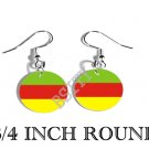 Bodoland INDIA Flag FISH HOOK CHARM Earrings