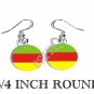 Bodoland INDIA Flag FISH HOOK CHARM Earrings