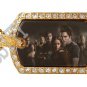 Iced Out CZ Gold TWILIGHT GROUP Photo Dog Tag BLING CHARM