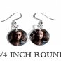 BELLA SWAN TWILIGHT PHOTO FISH HOOK CHARM Earrings