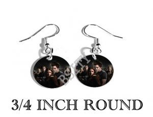 GROUP TWILIGHT PHOTO FISH HOOK CHARM Earrings