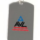 AVL AMERICAN VAMPIRE LEAGUE TRUE BLOOD Silver Dog Tag NECKLACE Pendant Jewelry