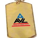 AVL AMERICAN VAMPIRE LEAGUE TRUE BLOOD GOLD Dog Tag NECKLACE Pendant Jewelry