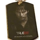 BILL COMPTON PHOTO TRUE BLOOD GOLD Dog Tag Charm NECKLACE Pendant Jewelry