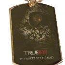 LAFAYETTE PHOTO TRUE BLOOD GOLD Dog Tag Charm NECKLACE Pendant Jewelry