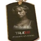 SOOKIE STACKHOUSE PHOTO TRUE BLOOD GOLD Dog Tag Charm NECKLACE Pendant Jewelry