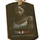 TARA THORNTON PHOTO TRUE BLOOD GOLD Dog Tag Charm NECKLACE Pendant Jewelry