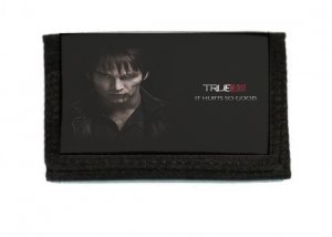 BILL COMPTON TRUE BLOOD PHOTO TRIFOLD BLACK WALLET