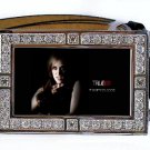 JESSICA HAMBY PHOTO TRUE BLOOD BLING ICED OUT CZ SILVER BELT BUCKLE