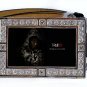 LAFAYETTE PHOTO TRUE BLOOD BLING ICED OUT CZ SILVER BELT BUCKLE