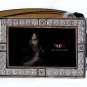 SAM MERLOTTE PHOTO TRUE BLOOD BLING ICED OUT CZ SILVER BELT BUCKLE
