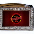 TRUE TRU BLOOD DRINK BLING ICED OUT CZ SILVER BELT BUCKLE