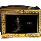 SAM MERLOTTE PHOTO TRUE BLOOD BLING CZ GOLD BELT BUCKLE