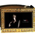 JESSICA HAMBY PHOTO TRUE BLOOD BLING CZ GOLD BELT BUCKLE