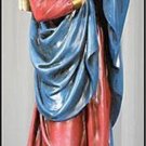 Virgin Mary and Baby Jesus Mother's Kiss Stone Resin Statue 23" High Virgin Mary and Baby Jesus Mother's Kiss Stone Resin Statue 23" High
