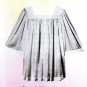 Surplice Vestment White Square Collar Mens Washable  Perma Press S-XL Sizes