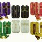 Red, Green, Gold or White, Black, Purple Chasuble Fiddleback Vestment 5 Set Lot