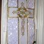 White Chasuble Set Vestment Fiddleback 5 Pieces NEW +Stole,Maniple,Veil,Burse