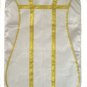 White Chasuble Set Vestment Fiddleback Agnus Dei NEW + Veil,Burse,Stole,Maniple