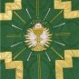 Red, Green, White, Violet, Black, Gold Chasuble Fiddleback 6 Vestment Set Lot