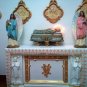Pure 100%  Linen Embroidered Altar Cloth Silk Embroidery Gold 1 Yard Increments