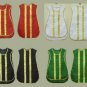 Spanish Fiddleback Vestment Set Lot: 5 Sets @ Red,Green,Black,White/Gold,Violet
