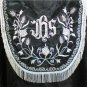Black Cope Vestment & Stole Gold Embroidery Lined for Requiem Latin Mass