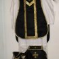 Black Fiddleback Chasuble Set Requiem Latin Mass NEW + Maniple,Stole,Veil,Burse