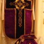 Purple Violet Chasuble Vestment Fiddleback 5 Pieces NEW Roman Catholic Latin