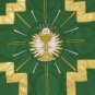 Chasuble Set Green Fiddleback Vestment  Includes Veil,Burse,Maniple,Stole NEW
