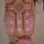Rose IHS Chasuble Set Vestment Fiddleback Catholic NEW Veil,Burse,Stole,Maniple