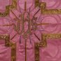 Rose IHS Chasuble Set Vestment Fiddleback Catholic NEW Veil,Burse,Stole,Maniple