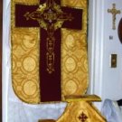 Gold Chasuble Vestment Fiddleback 5 Pieces NEW Lovely Latin Mass FREE SHIP USA Gold Chasuble Vestment Fiddleback 5 Pieces NEW Lovely Latin Mass FREE SHIP USA