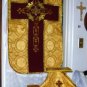 Gold Chasuble Vestment Fiddleback 5 Pieces NEW Lovely Latin Mass FREE SHIP USA