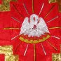 Red Chasuble Set Fiddleback Pelican Latin Mass NEW + Stole,Maniple,Veil,Burse