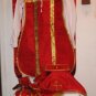 Red Chasuble Set Fiddleback IHS Latin Mass NEW + Stole,Maniple,Veil,Burse