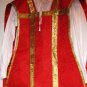 Red Chasuble Set Fiddleback IHS Latin Mass NEW + Stole,Maniple,Veil,Burse