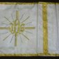 Vestment Catholic  White Humeral Veil Gold Embroidery IHS