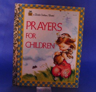 Prayers for Children Golden Book by Eloise Wilkin 1974 Hardback Very Good Cute!