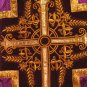 Purple Chasuble Vestment Fiddleback 5 Pieces NEW, Maniple,Stole,Veil,Burse Latin
