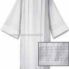 Catholic Square Neck Rochet Alb Box Pleated Eyelet Embroidery S,M,L,X-LG Catholic Square Neck Rochet Alb Box Pleated Eyelet Embroidery S,M,L,X-LG