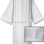 Catholic Square Neck Rochet Alb Box Pleated Eyelet Embroidery S,M,L,X-LG