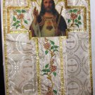 Gold Christ the King Fiddleback w/Roses Chasuble Set+Stole,Maniple,Burse,Veil