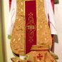 Gold Chasuble Jacquard Fabric Maroon Orphrey Fiddleback Vestment Set Catholic